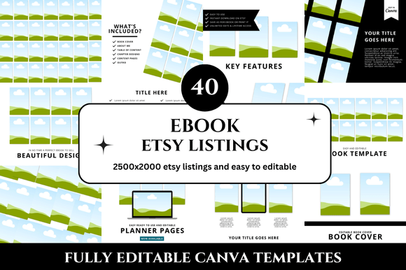 40 Ebook Etsy Listings Mockup: Elevate Your Shop