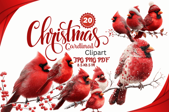 Christmas Cardinal Clipart: A Designer's Guide to Festive Elegance