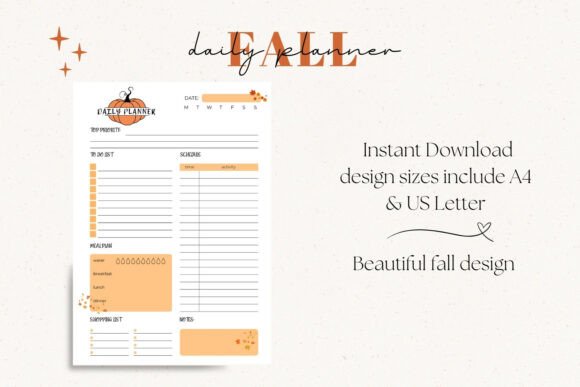 Cozy Fall Daily Planner: Your Autumn Organizer