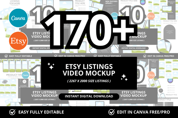Elevate Your Etsy Shop with 170+ Listing Video Bundles