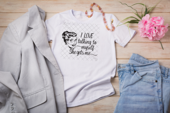 I Love Talking to Myself | She Gets Me: A Creative Font for Personal Projects