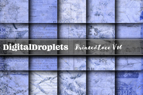 Printed Lace Vol. 16: Vintage Paper Textures for Modern Projects