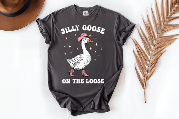 Silly Goose on the Loose: A Quirky PNG for Fun Projects