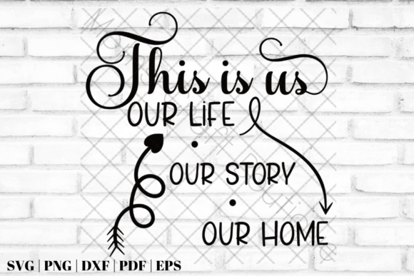 This is Us | Our Life Our Story Our Home: A Typeface for Personal Branding