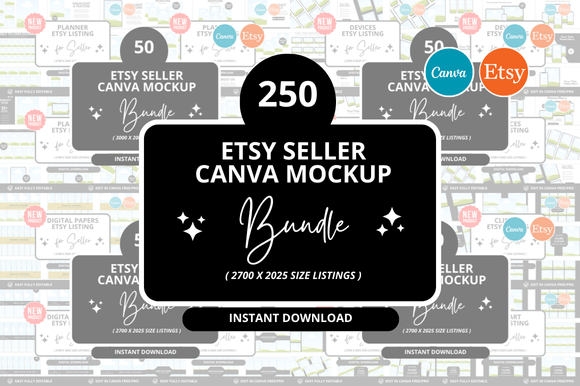 Transform Your Etsy Shop with 300+ Listing Mockups