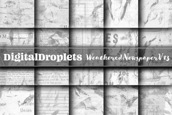 Unveiling the Weathered Newspaper Vol. 13 Collection