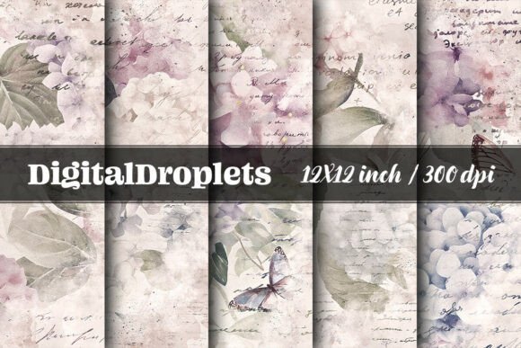 Watercolor Hycynthia Vol.1: A Floral Collection for Layered Design